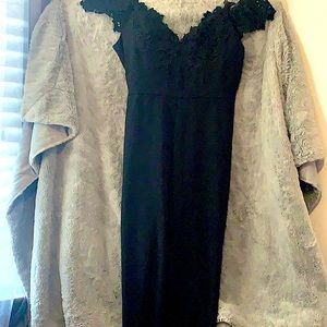 Off shoulder black romper